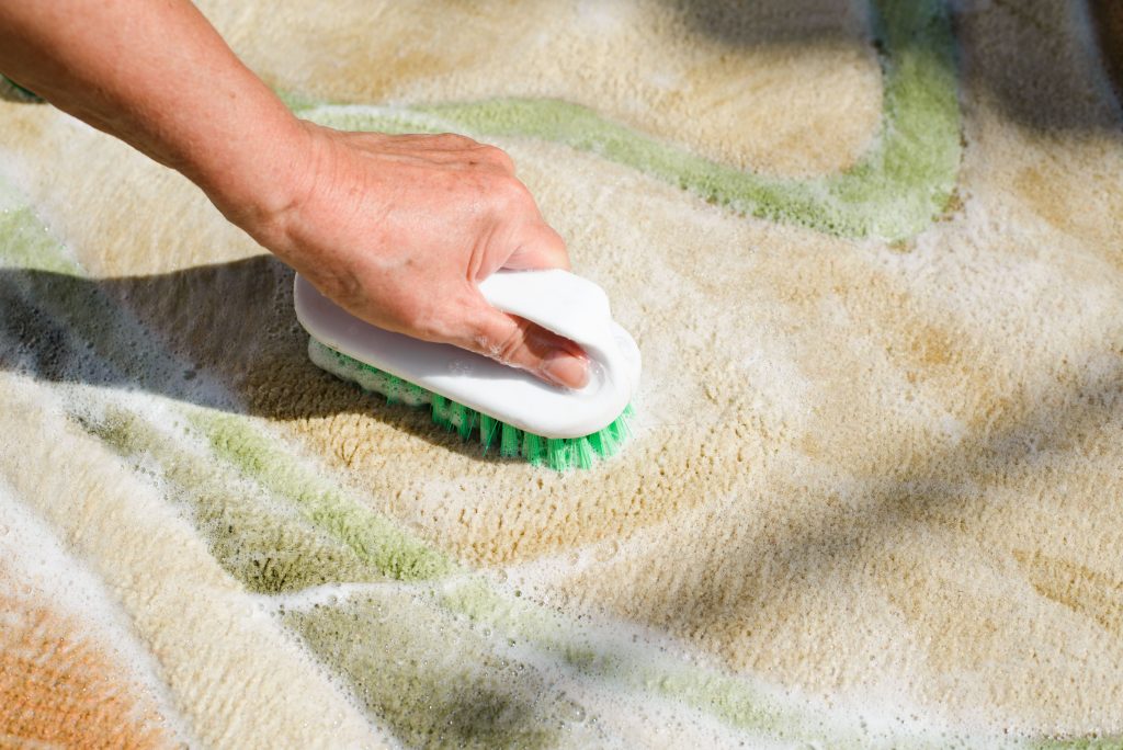 نحوه استفاده از شامپو فرش